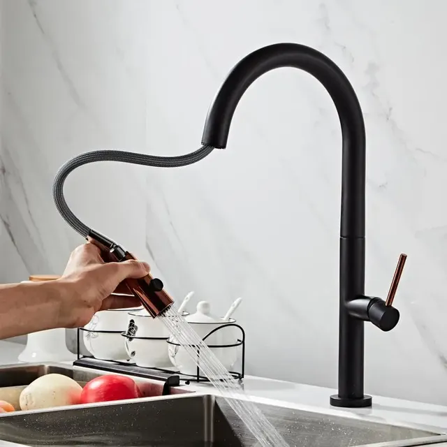 Robinet mitigeur d'évier de cuisine extractible – vue 4