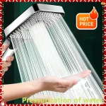 Pommeau de douche réglable, 3 modes, douche à pluie, grand débit, haute pression, économie d&rsquo;eau, mélangeur de douche, accessoires de salle de bains