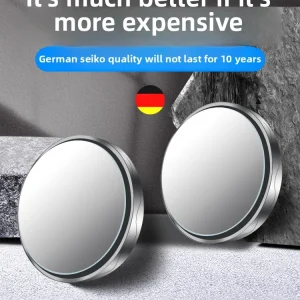 Petit miroir rond rétroviseur de voiture, artefact de recul, réflecteur de miroir auxiliaire d&rsquo;angle mort, ventouse à 360 degrés