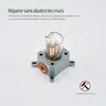 Robinet de salle de bains en bronze/noir/or… – vue 6