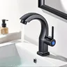 Robinet de lavabo de salle de bains monotrou moderne… – vue 4