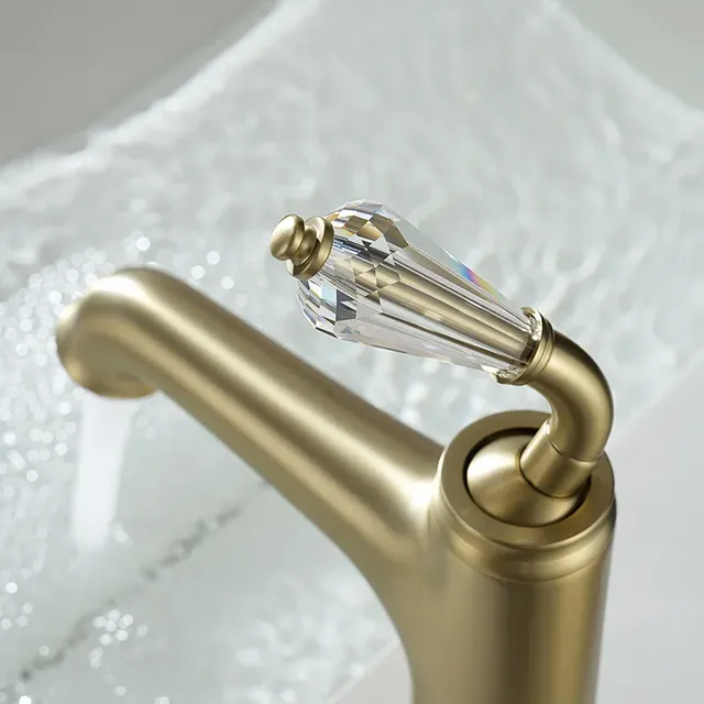 Mitigeur lavabo monobloc chromé laiton bec courbé… – vue 7