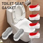 coussins amortisseurs autocollants antidérapants antichocs empilables ergonomiques universels étanches silencieux stabilisants protecteurs durables ABS TPE silicone toilette blanc adhésifs