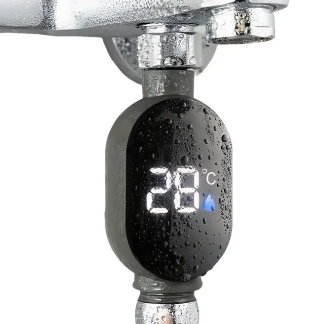 Thermomètre de douche d'eau avec affichage LED 0 ℃ ~99 ℃… – vue 2