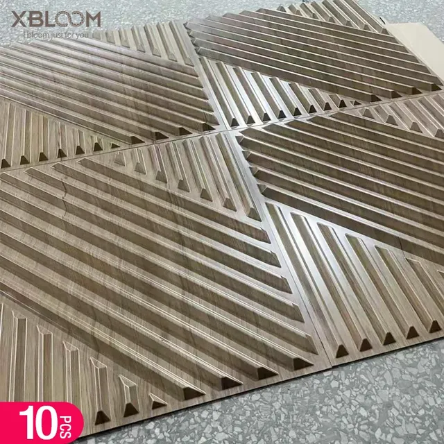 10 pièces panneau mural 3D décor mural intérieur