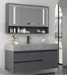 Meuble miroir moderne sdb suspendu vasque rectangulaire… – vue 3