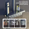 Ensemble de douche numérique avec bouton de Piano – vue 3