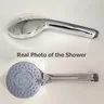 Pommeau de douche à effet de pluie chromé – vue 5