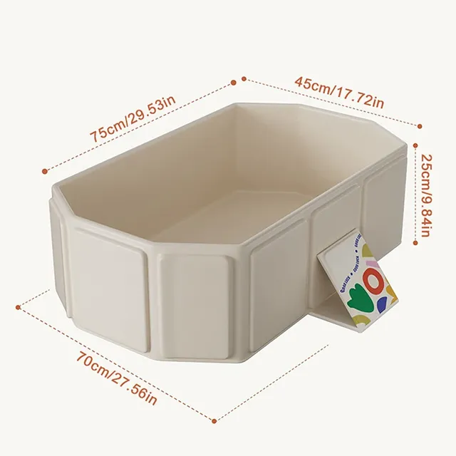 Baignoire bébé pliable portable PVC sécurisée douce peau… – vue 6