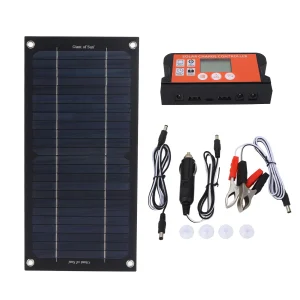 Kit de panneaux solaires portables 600W, silicium monocristallin, contrôleur de Charge 100A, Kit de panneaux solaires, outils de Charge de bateau de voiture Kit de panneaux solaires portables 600W, silicium monocristallin, contrôleur de Charge 100A, Kit de panneaux solaires, outils de Charge de bateau de voiture