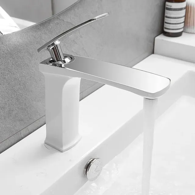 Robinet mitigeur lavabo monocommande monotrou noir mat… – vue 4