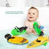 Jouet de bain de bateau rapide à remonter pour enfants – vue 5