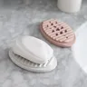 Oval Silicone Soap Dish with Self Draining… – vue 3