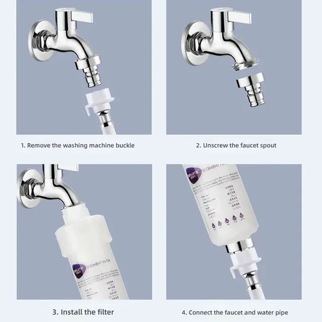 Filtre à eau purificateur douche Machine à laver filtre… – vue 5