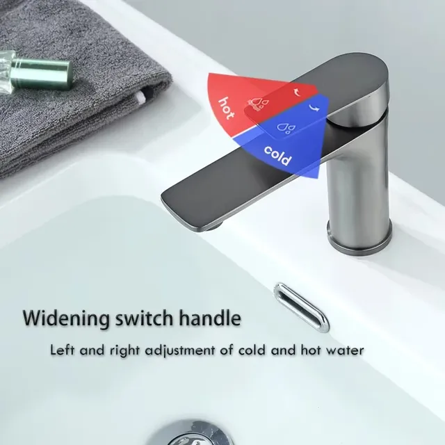 Robinet mitigeur chaud et froid pour lavabo de salle de… – vue 4