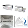 Ensemble de charnières de toilette à fermeture douce – vue 2