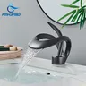 Cascade d'eau chaude et froide en laiton noir – vue 2