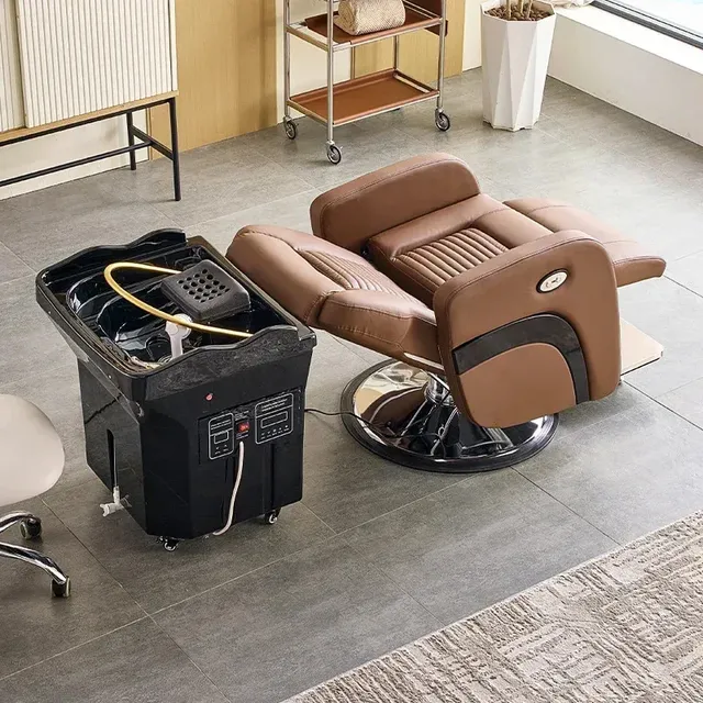 Bac shampoing portable professionnel mobile plastique… – vue 3