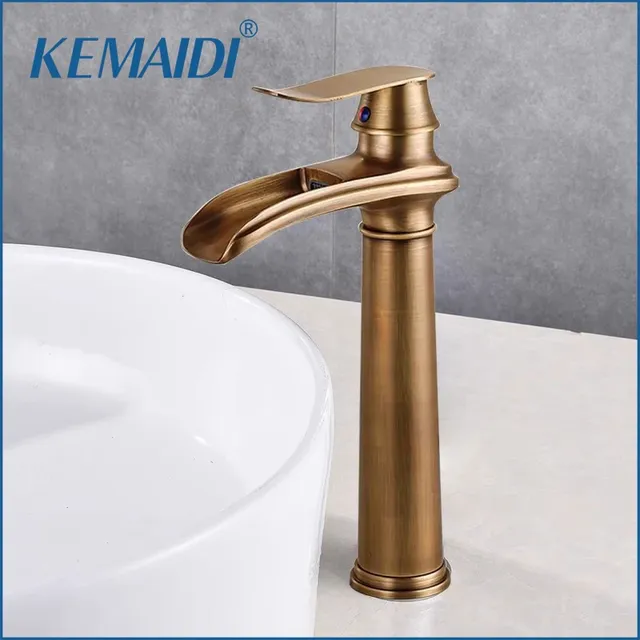 EllMAIDI-Robinet de Cascade en Laiton Antique – vue 2