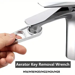 Clé démontage aérateur robinet universelle chromée acier inoxydable…