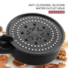 Zhangji-Pommeau de douche à effet pluie de massage noir – vue 2