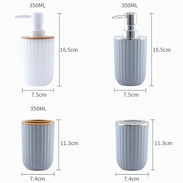 Ensemble d'accessoires de salle de bain – vue 5