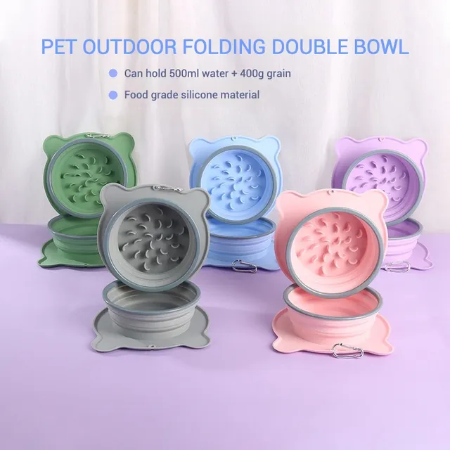 Bol pliable en Silicone pour chien – vue 2