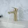 Robinet d'eau à poignée unique en acier inoxydable – vue 3