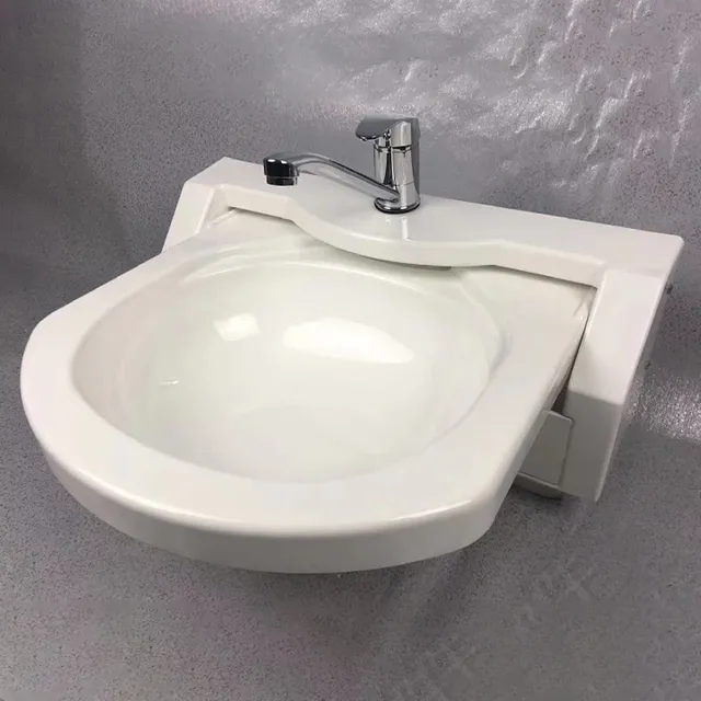 Lavabo pliable en matériau acrylique pour camping-car – vue 6