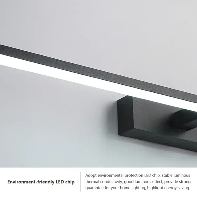 Mur LED moderne lumière miroir lampes en aluminium… – vue 4