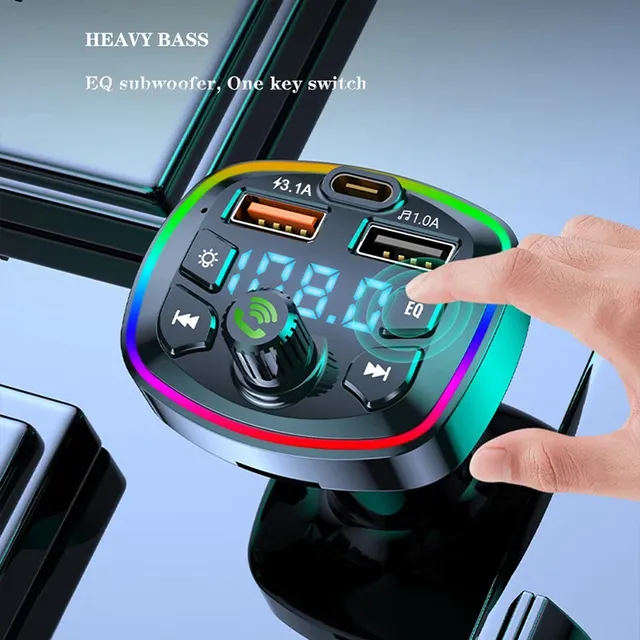 Transmetteur FM Bluetooth 5.0 pour voiture – vue 2