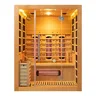 Salle de sauna spa intérieure de luxe moderne – vue 2
