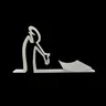 Porte rouleau papier toilette design minimaliste métal… – vue 6