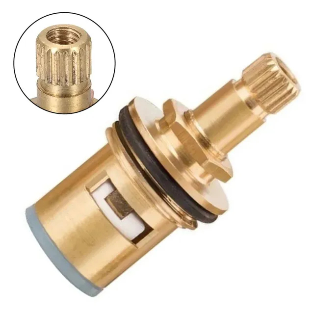 Noyau valve ouverture rapide cuivre doré cartouche… – vue 2