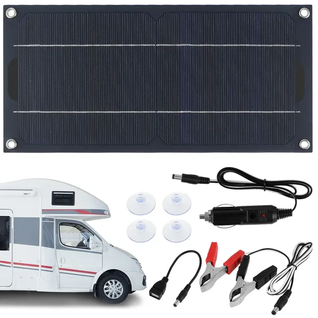 Kit de panneaux solaires 30W DC 12-24V – vue 2