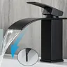 Robinet de lavabo en acier inoxydable noir – vue 4
