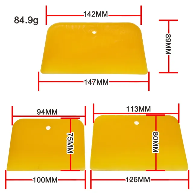 Spatules racloirs mastic enduit carrosserie plastique… – vue 2