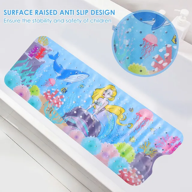 Grand tapis de bain de dessin animé pour bébés et enfants – vue 2