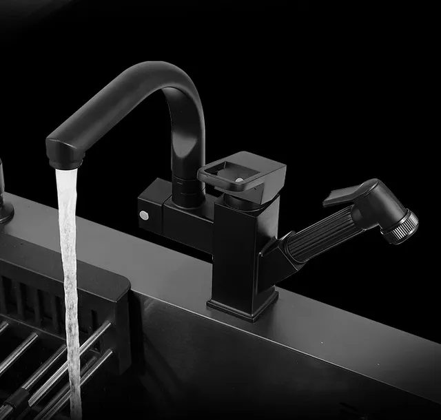 Grand évier de cuisine en acier inoxydable 304 – vue 5