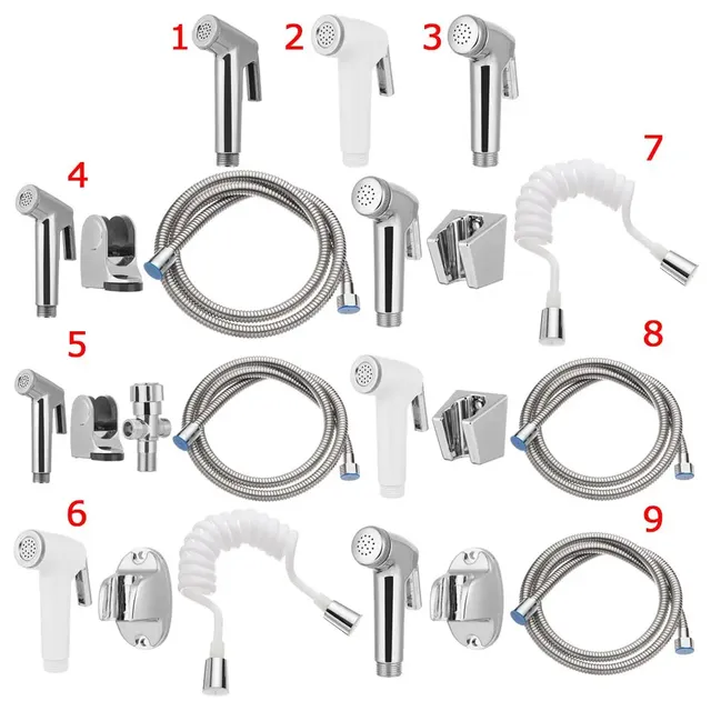 Pulvérisateur bidet portable acier inoxydable brossé… – vue 6