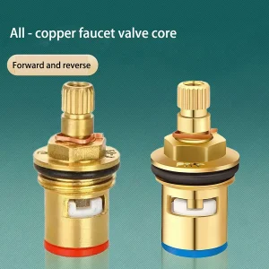 Noyau de vanne d&rsquo;angle en laiton et noyau de vanne de robinet en laiton conviennent aux robinets à ouverture rapide et aux accessoires de cuisine/salle de bains