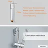 Pommeau de douche à main en acier inoxydable et cuivre – vue 5