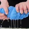 Juste de siège de toilette universelle en velours chaud… – vue 4