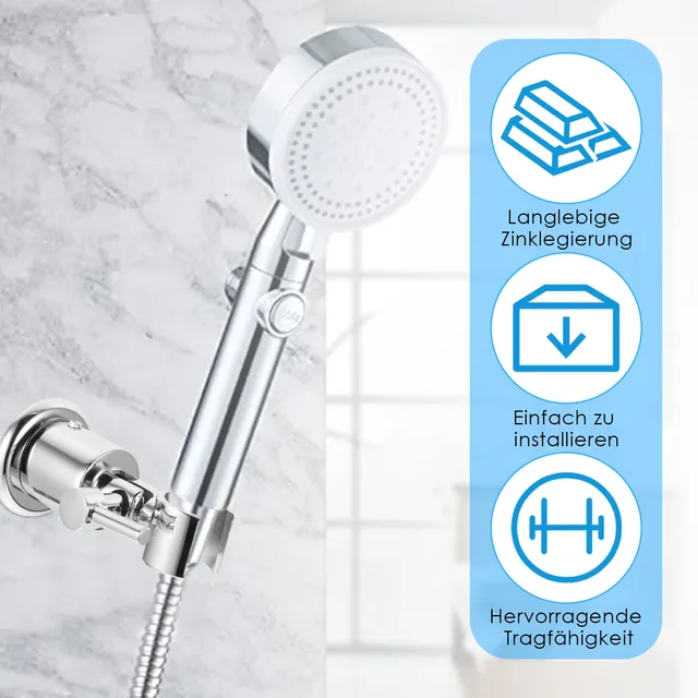 Support de douche moderne et élégant à 180 degrés – vue 3