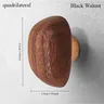 Poignée tiroir bois massif galet noyer noir ergonomique… – vue 6