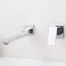 Lavabo mural avec poignée à levier unique moderne – vue 7