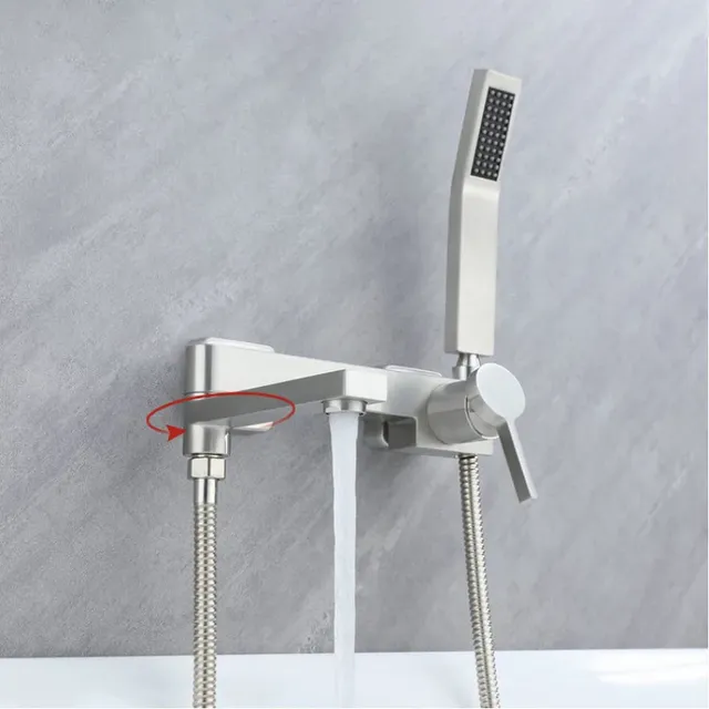 Robinet de buse de douche à triple assujet – vue 3