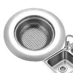 Filtre d&rsquo;évier de cuisine en acier inoxydable, crépine à mailles, égout, trou de vidange, piège