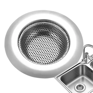 Filtre d&rsquo;évier de cuisine en acier inoxydable, crépine à mailles, égout, trou de vidange, piège