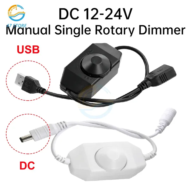 Variateur de bande LED monochrome DC 12V 24V